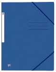Eckspannmappe TOP FILE+, A4, aus 390 g/m² Karton, blau