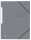Eckspannmappe TOP FILE+, A4, aus 390 g/m² Karton, grau