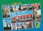 Postkarte Leipzig Altes Rathaus - 148 x 105mm 4004545031266