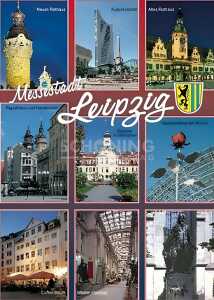Postkarte Leipzig Messestadt - 148 x 105mm