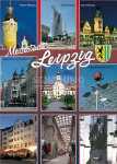 Postkarte Leipzig Messestadt - 148 x 105mm