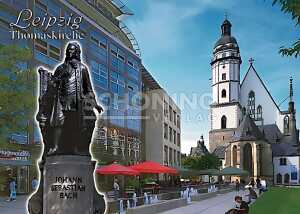 Postkarte Leipzig Thomaskirche - 148 x 105mm 4004545031631