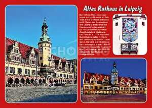 Postkarte Leipzig Altes Rathaus - 148 x 105mm 4004545031662