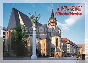 Postkarte Leipzig Nikolaikirche - 148 x 105mm