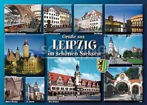 Postkarte Leipzig Schönes Leipzig - 148 x 105mm 4004545031723