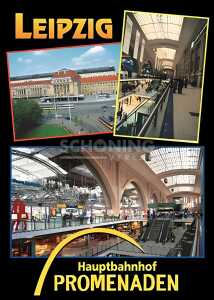 Postkarte Leipzig Hauptbahnhof - 148 x 105mm 4004545031846