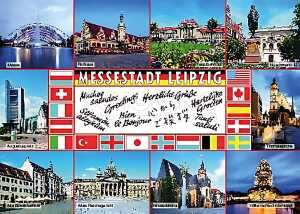 Postkarte Leipzig Messestadt Leipzig - 148 x 105mm 4004545031877