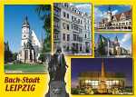 Postkarte Leipzig Bach-Stadt - 148 x 105mm