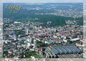 Postkarte Leipzig Leipzig von oben - 148 x 105mm 4004545358462