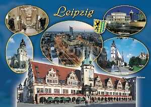 Postkarte Leipzig Altes Rathaus - 148 x 105mm 4004545398888