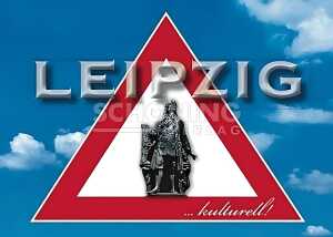 Postkarte Leipzig Leipzig Kulturwelt - 148 x 105mm