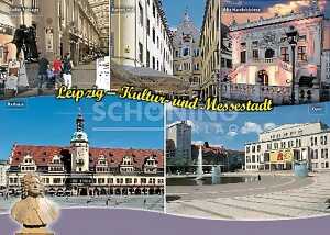 Postkarte Leipzig Kulturstadt - 148 x 105mm 4004545422538