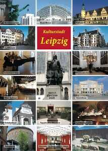 Postkarte Leipzig Kulturstadt - 148 x 105mm 4004545428141