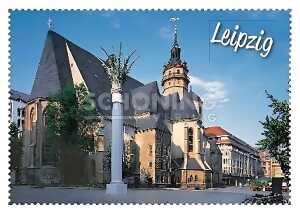 Postkarte Leipzig Thomaskirche - 148 x 105mm 4004545449726