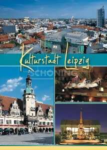 Postkarte Leipzig Kulturstadt - 148 x 105mm 4004545465085
