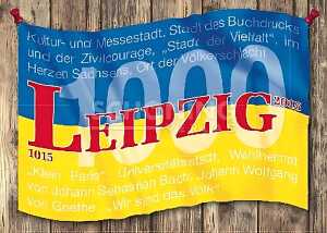 Postkarte Leipzig Stadt der Vielfalt - 148 x 105mm