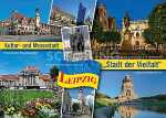 Postkarte Leipzig Kultur & Messestadt - 148 x 105mm