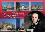 Postkarte Leipzig Kulturstätte Leipzig - 148 x 105mm...