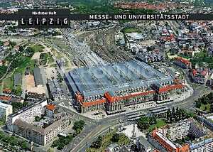 Postkarte Leipzig Universitätsstadt - 148 x 105mm