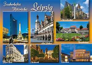 Super-Top-Cards Leipzig Historisches Leipzig - 170 x 120mm