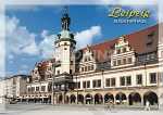 Super-Top-Cards Leipzig Altes Rathaus - 170 x 120mm...