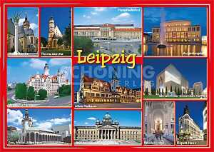 Super-Top-Cards Leipzig Sehenswürdigkeiten - 170 x 120mm