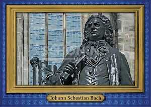 Super-Top-Cards Leipzig Johann S. Bach - 170 x 120mm