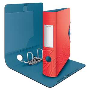 LEITZ Ordner A4 82mm Urban Chic rot 11160020 Active