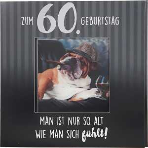 3D Klappkarte Musik Motiv 8 - Zum 60. Geburtstag Man ist nur so alt