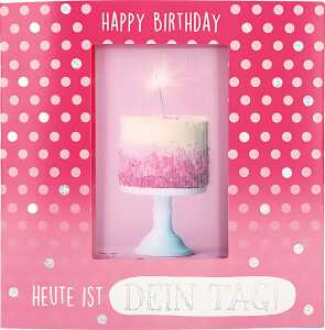 3D Klappkarte Musik Motiv 15 - Happy Birthday Heute ist dein Tag