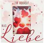 3D Klappkarte Musik Motiv 44 - Zur Hochzeit alles Liebe