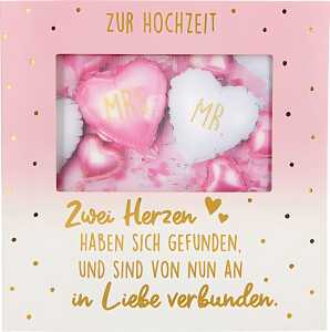 3D Klappkarte Musik Motiv 46 - Zur Hochzeit Zwei Herzen haben sich