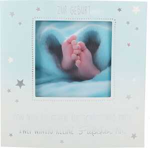 3D Klappkarte Musik Motiv 52 - Zur Geburt Von un an gehen auf Schritt