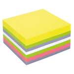 Haftnotizwürfel 75x75x40mm 400 Blatt Farbmix...