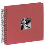 Spiral Album 28x24cm zum Einkleben bordeaux - Fine Art,...