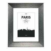 Bilderrahmen Kunststoff Paris grau 30x40cm - für...