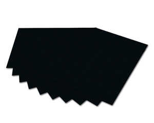 Fotokarton 50x70cm schwarz FOLIA 6190 E 300g