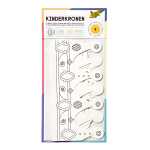 Bastelset Krone 6ST weiß FOLIA 23309