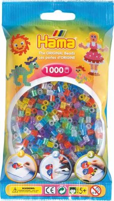 Hama Perlen Beutel 1000er Glitter