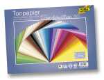 Tonpapier 50BG 130g sortiert FOLIA 6725/50 99 25x35cm
