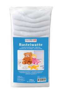 GLOREX Bastelwatte weiss 250 g