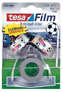 Handabroller +2RL transparent TESA 57319-00001-04 15mm x10m