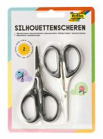 Schere Silhouetten 10,5cm FOLIA 779 2ST in Blister