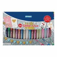 Toppoint Glitter Glue  24 er Set  3D /  24 x 10 g...