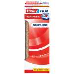 tesa Klebefilm Office Box - transparent, 19 mm x 33 m, 8 Rollen