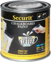 Securit Acryl-Tafellack-Farbe schwarz 250ml