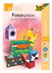 Fotokarton Mappe 10Farben sort FOLIA 660 22x32cm 300g 10BL