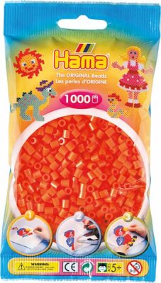 Hama Perlen Beutel 1000er Orange