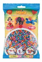 Hama Perlen Beutel 3000er gestreift,3 Versionen sor