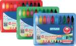 Wachsmalstiftetui wasserf. Box TOPPOINT 28215 10St...